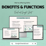 Administration Procurement Dashboard Sheet | Excel and Google Sheets | Track Procurement Performance & Supplier Activities