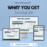 Accounting Quotation Sheet - Professional | Google Sheets Template - Customizable & Easy-to-Use - Invoice Generator for Financial Services