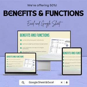 Accounting Profit and Loss Sheet | and Google Sheets | Monthly Budget Tracker, Financial Management Template, Profit & Loss Statement