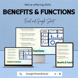 Inventory Dashboard for Excel & Google Sheets | Track Stock, Revenue and Expenses | Dynamic Business Management Tool