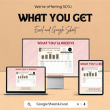 Marketing Niche Market Analysis Sheet | Excel and Google Sheets Template for Market Research | Track & Analyze Business Performance