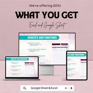 Cash Flow Reconciliation Sheet for Excel and Google Sheets | Financial Tracking Template | Balance Income, Expenses & Net Cash |