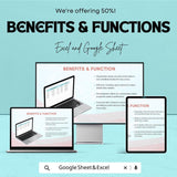 Contact List Template | Google Sheet & Excel Contact Management Sheet | Professional Contact List | Editable Contact Organizer
