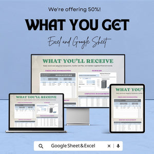 Restaurant Bookkeeping Sheet | Excel & Google Sheet | 50% OFF | Financial Management Template