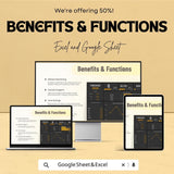 Purchase Order Dashboard | Excel & Google Sheets Template | Track Orders, Revenue, and Status | Customizable Procurement Tool