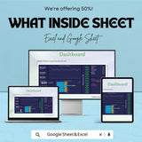 Personal Finance Dashboard | Income & Expense Tracker | Budget Management | Google Sheet Template | Financial Planning | Money Tracker