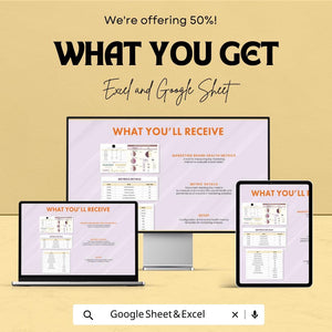 Marketing Brand Health Metrics Sheet - Excel and Google Sheets Template | Track Brand Awareness, Loyalty & Social Media Sentiment