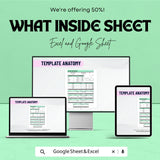 Zero-Based Budget Template | Google Sheets | Personal Finance Budgeting | Expense Tracker | Financial Planner | Customizable Budgeting