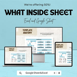 Corporate Dashboard Template - Business Performance Tracking Sheet | Excel & Google Sheets | KPI Monitoring | Financial Overview