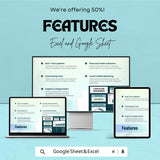 Cash Flow Dashboard | Financial Management Excel and Google Sheets | Monthly & Annual Cash Flow Analysis | Real-Time Financial Dashboard