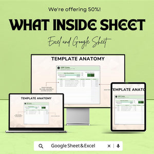 Sales Reconciliation Sheet Template for Excel and Google Sheets | Financial Management Spreadsheet | Track Sales, Additions & Deductions |