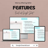 Startup SEO Keywords Analysis Sheet | Excel & Google Sheet Template for Keyword Tracking, SEO Performance and Marketing Analysis