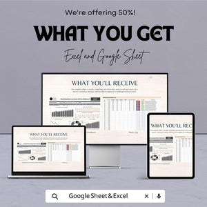 Marketing Brand Awareness Metrics Dashboard | Google Sheet Template | Track social media, Website, and Email Performance | Metrics Overview