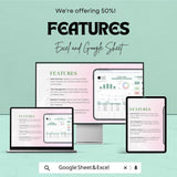 Legal Case Management Dashboard Sheet | Google Sheets Template for Case Tracking | Legal Case Overview | Task & Deadline Management