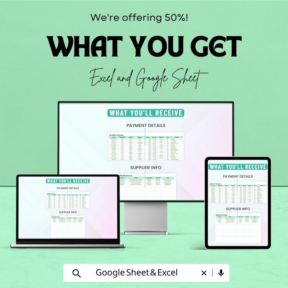 Administration Procurement Spend Analysis Sheet | Procurement | Google Sheet Template | Expense Tracker & Budget Planner for Businesses