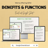 Administration Meeting Action Items Tracker Sheet | Action Item Tracker for Meetings | Task Management Spreadsheet | Meeting Planner