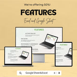 Administration Meeting Action Items Tracker Sheet | Action Item Tracker for Meetings | Task Management Spreadsheet | Meeting Planner