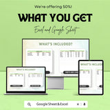 Small Business Planner Sheet | Budget, Financial Goals, Expense Tracker | Google Sheet Template for Entrepreneurs | Easy Business Management