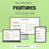 Small Business Planner Sheet | Budget, Financial Goals, Expense Tracker | Google Sheet Template for Entrepreneurs | Easy Business Management