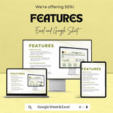 Marketing Annual Affiliate Review Metrics Sheet - Google Sheet Template for Performance Analysis & Tracking | Affiliate Program Analysis