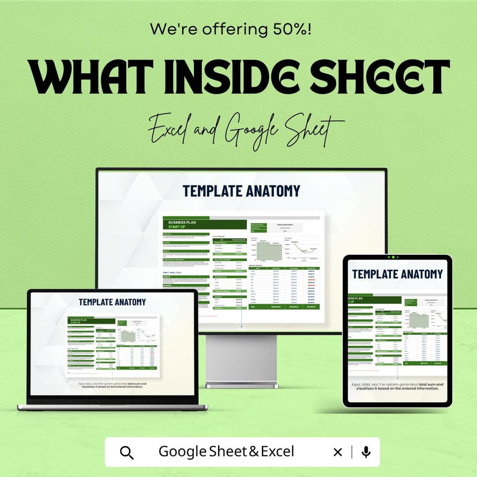 Business Plan Startup Template for Entrepreneurs | Startup Plan | Financial Projections, SWOT, Cash Flow, and Marketing Strategy