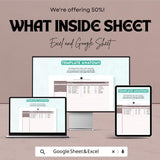 2024 Administration Social Media Content Planner | Excel & Google Sheet Template | Digital Marketing Calendar | Content Strategy Organizer