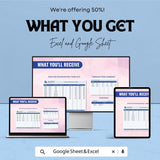 Reseller Bookkeeping Template - Google Sheet , Sales, and Profit Tracking | Accounting Dashboard for Resellers | Inventory Management