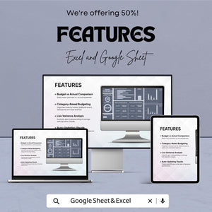 Budget Dashboard Template | Google Sheet | Track Expenses, Budgeting & Financial Overview | Budget Planner for Personal and Business Use