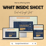 Attendance Tracking HR Dashboard | Excel and Google Sheets | Employee Attendance Management | Monthly & Annual Reports