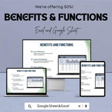 Marketing PPC Budget Optimizer Sheet – Excel and Google Sheet for Effective Campaign Tracking & ROI Analysis