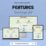 Marketing Geographic Market Data Sheet - Excel and Google Sheets Template for Market Analysis, Revenue & Spend Tracker
