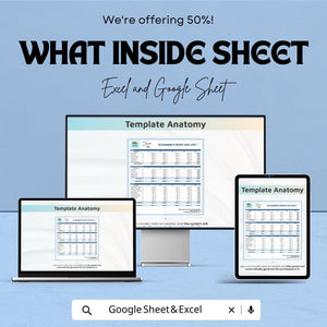 Ecommerce Profit and Loss Sheet | Excel & Google Sheets Template | Ecommerce Financial Tracking Dashboard | Ecommerce Accounting Template |