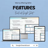 Ecommerce Profit and Loss Sheet | Excel & Google Sheets Template | Ecommerce Financial Tracking Dashboard | Ecommerce Accounting Template |