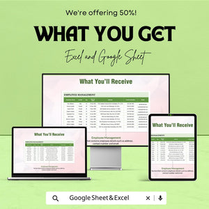 Business Schedule Gantt Chart Sheet - Project Planning, Task Management, Google Sheets & Excel Template for Scheduling