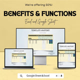 Blank Timeline Sheet - Project Planning Template | Excel and Google Sheet | Track Dates, Milestones & Tasks | Printable Project Tracker