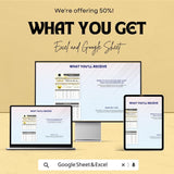 Benefits Utilization and Cost Analysis HR Dashboard | Excel & Google Sheet | HR Report Template | Business Metrics Spreadsheet