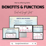 Trial Balance Sheet | Excel & Google Sheet Accounting Template | Summary Ledger with Charts | Business Finance Tracker Tool