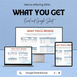 Bakery Inventory Sheet | Excel and Google Sheets | Track Sales, Stock & Best-Selling Items | Bakery Management Template
