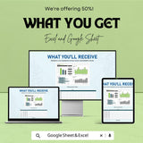Revenue Bar Chart Template | Excel and Google Sheets | Track Sales & Analyze Revenue Trends