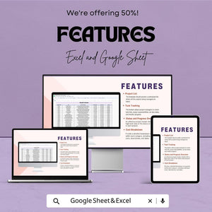 Multiple Project Tracker Sheet | Project Management Template | Task Tracking | Budgeting | Resource Allocation | Project Overview