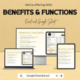 Marketing Exhibitor ROI Calculator Sheet | Excel & Google Sheets Template for Event ROI Analysis
