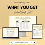 Marketing Exhibitor ROI Calculator Sheet | Excel & Google Sheets Template for Event ROI Analysis