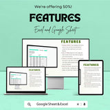 Construction Staff Time Sheet Template | Excel & Google Sheets | Track Hours, Overtime, and Payroll for Construction Projects
