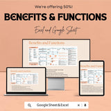 Best Budget Book Sheet | Excel & Google Sheet Template | Financial Planning Tool | Budget Tracker 2023 | Easy to Use Budget Book |