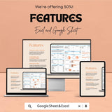 Best Budget Book Sheet | Excel & Google Sheet Template | Financial Planning Tool | Budget Tracker 2023 | Easy to Use Budget Book |