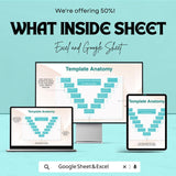Template for Excel and Google Sheets | 50% Off! | Marketing Campaign Planner