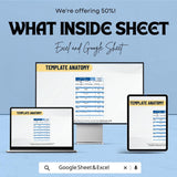 Project Budget Sheet | Excel & Google Sheets | Business Budget Template | Financial Planner | Cost Tracker | Instant Download