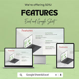 Client Onboarding Notion Dashboard Sheet | Excel and Google Sheets | Project Management Tool | Budgeting & Task Tracking