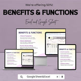 Marketing Event Budget Planner | Excel & Google Sheets | Event Budget Template | Finance Tracker | Editable Event Planning Sheet