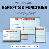 Quarterly Balance Sheet Template | Excel & Google Sheets | Business Finance Tracker | Editable Financial Statement | Instant Download